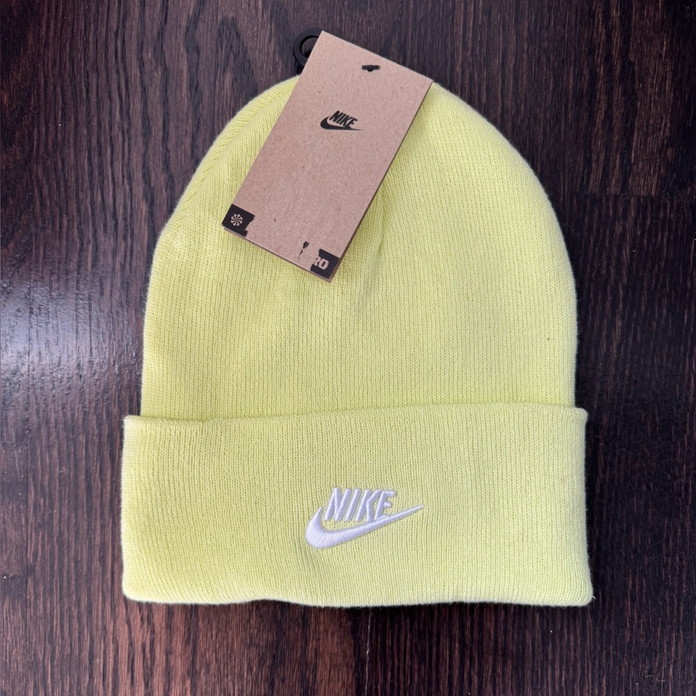 Nike Neon Yellow Knit Beanie 🍋 - O/S - NWT